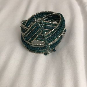 Forever21 Beaded Bracelet Cuff